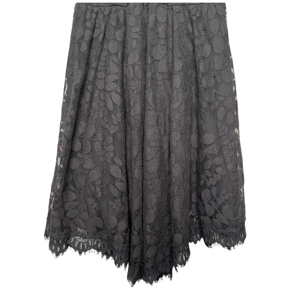 Free People Floral Embroidered Mesh Lace Mini Dress Black S - Picture 5 of 14